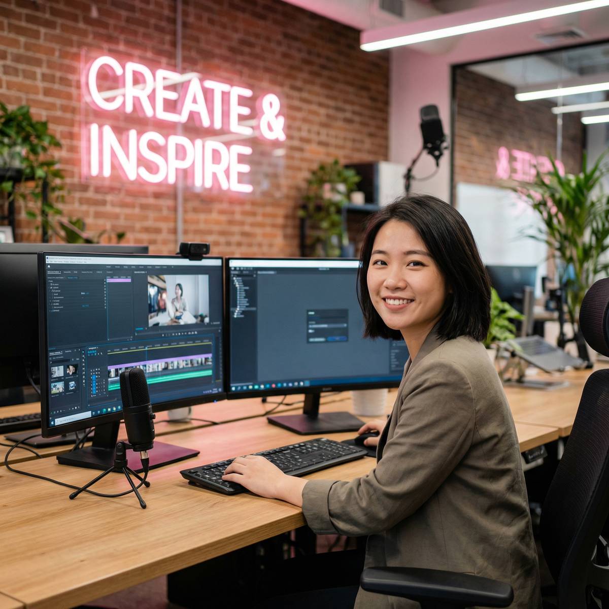 小蓝导航传媒剪辑师